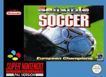 Sensible Soccer - European Champions (Europe) (En,Fr,De,It) (Beta) box cover front